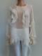 Ermanno Scervino Ivory Long Sleeve Blouse/top With Lace Detail 42/us 6