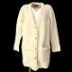 Fendi Front Opening Long Sleeve Tops Cardigan Ivory Italy Authentic Nr13112