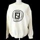 Fendi Vintage Logos Long Sleeve Sweatshirt Tops White Italy Authentic Ak31744i