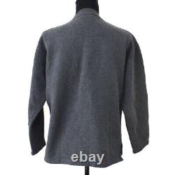 FENDI Vintage Logos Long Sleeve Tops Sweatshirt Gray Italy Authentic AK31530f
