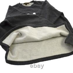 FENDI Vintage Logos Long Sleeve Tops Sweatshirt Gray Italy Authentic AK31530f