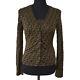 Fendi Vintage Long Sleeve Tops Camisole Set Black Brown Italy Authentic Ak31576g