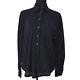 Fendi Vintage Zucca Pattern Long Sleeve Shirt Tops Black Italy Ak31686j