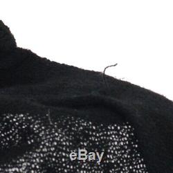 FENDI Vintage Zucca Pattern Long Sleeve Shirt Tops Black Italy AK31686j