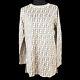 Fendi Zucca Round Neck Long Sleeve Knit Tops Shirt Light Pink Gray #44 Ak36516
