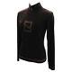Fendi Maglia Logos Long Sleeve Tops Brown Velor Vintage Italy Auth #gg328 I
