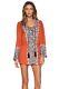 Free People Womens Long Sleeve Wildest Moment Print Tunic Blouse Top Xs S M L