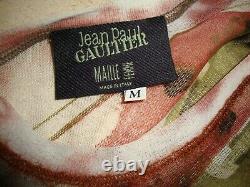 Fabulous, Rare, New Jean Paul Gaultier Maille Long Sleeve Mesh Top