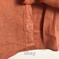 Frank & EIieen Brown Frank Shirt Womens Small Linen Button Down Long Sleeve Top
