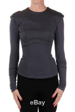 GARETH PUGH New Woman Dark grey Long sleeve Top Made in Italy NWT