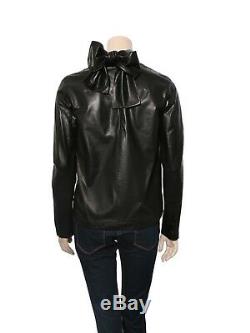 GIANFRANCO FERRE Leather Top (SIZE 38)