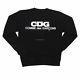 Good Design Shop X Comme Des Garcons Cdg Logo Sweatshirt Black Long Sleeve Top L