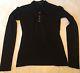 Gucci Black Wool Blend Sweater Long Sleeve Top Gunmetal Accents Authentic Size S