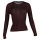 Gucci Knitted Crewneck Long Sleeve Top In Wool Women Burgundy L