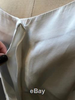 Gucci Top Sz IT 42 White Long Sleeve Cropped Blouse Shirt Stretch Cotton