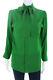 Gucci Womens Long Sleeve Pussy Bow Silk Georgette Blouse Top Green Size 38it/s