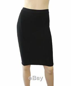 HERVE LEGER Long Sleeve Black Bandage Top and Skirt Set M