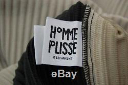 HOMME PLISSE ISSEY MIYAKE Beige/Gray Men's Long Sleeve Top size3 250 1431
