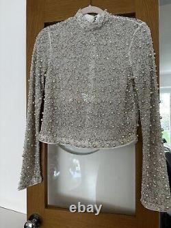 H&m embeished Top A/W 2023 Size UK 10 Absolutely Amazing
