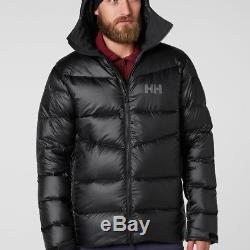 Helly Hansen Icefall Mens Black Long Sleeve Full Zip Down Sports Jacket Top