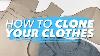 How To Make Patterns From Your Clothes Clone Your Wardrobe Withwendy