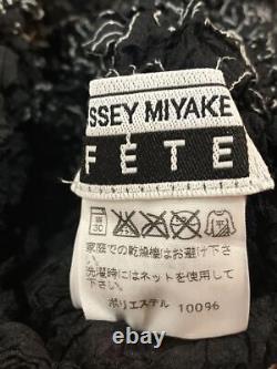 ISSEY MIYAKE FETE Black Tops FREESIZE Women 50446