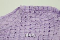 ISSEY MIYAKE Lavender Pleats Long Sleeve Top 108 5365