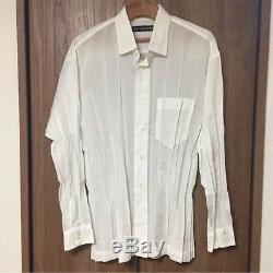 ISSEY MIYAKE MEN Men's Tops Pleated Long-Sleeved Shirt Size M