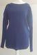 Immaculate! Issey Miyake Pleats Please Royal Blue Sculpted Long Sleeved Top