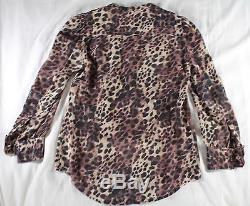 Isabel Marant Etoile $510 Leopard Silk Jemet Long Sleeve Blouse / Top 2