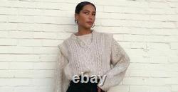 Isabel Marant Étoile Tayle Cable Knit Sweater Top Size FR38 NWOT