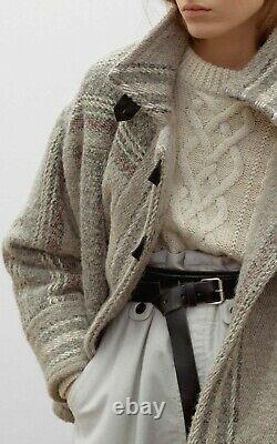 Isabel Marant Étoile Tayle Cable Knit Sweater Top Size FR38 NWOT