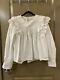 Isabel Marant Etoile Cotton Ruffle Sleeve White Blouse Top Sz 38 (item 5.7)