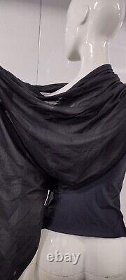 Issey Miyake Black Kimono Sleeve Top Sheer -old Tag $650 S5a Avant-garde Museum