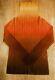 Issey Miyake Pleats Please Ombré (amber-orange-brown) Long Sleeve High Neck Top