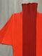 Issey Miyake Pleats Please Orange / Red Long Sleeve Top. Excellent Condtion