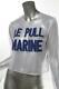 Jacquemus Womens White Mesh Long Sleeve Blue Le Pull Marine Top Blouse S 4/36