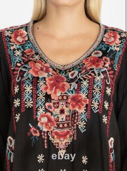 JOHNNY WAS EMBROIDERED TUNIC TOP In Size XL Like Neww