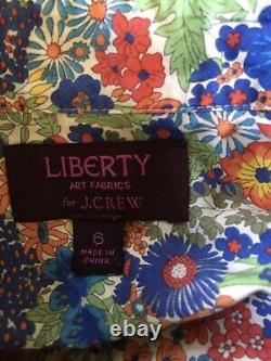 J. Crew Liberty Perfect Shirt Top In Margaret Annie Floral Size 6 #40146 2013