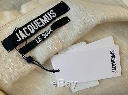 Jacquemus La Chemise Sabah Twisted Draped Long Sleeve Top Blouse 42 US 10 $549