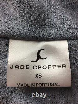 Jade Cropper Womens Cropped Jersey Long Sleeve Top Uk Xs Rrp £527 Eg