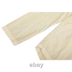 James Perse White Black Stripes Cotton Button Down Lined Shirt Top size 2