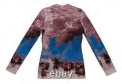 Jean-Paul GAULTIER CLASSIQUE Stretched Long Sleeve Top Size 40? @(K-105614)