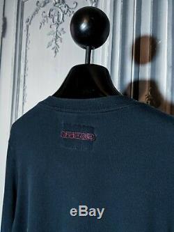 Jean Paul Gaultier 1990s Black Logo Long Sleeve Top Vintage Shirt size M
