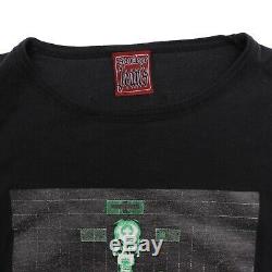 Jean-Paul Gaultier Top Black Green X-Ray Print Long Sleeved T-shirt Size S
