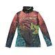 Jean-paul Gaultier Top Red Green Multicolor Long Sleeved Mesh Roll Neck Size M
