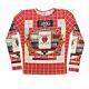 Jean-paul Gaultier Top Red Multicolor Long Sleeved Test Card Print Size M