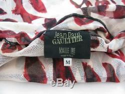 Jean Paul Gaultier Tout De Suite Sheer Mesh Club Kid Long Sleeve Turtleneck Top