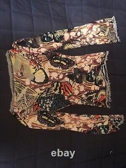 Jean Paul Gaultier iconic mesh butterfly print top Spring 94 collection