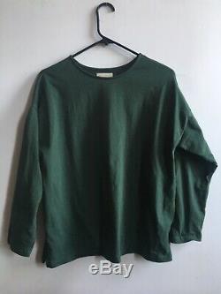 Jesse Kamm Camper Long Sleeve Top in Forest Green XS/S